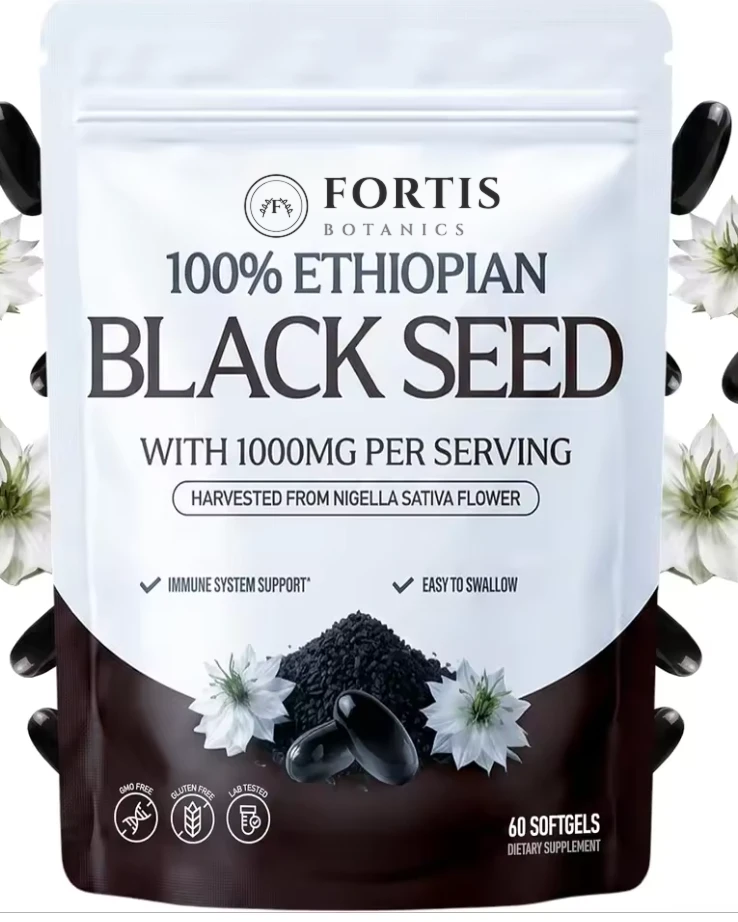 Fortis 100% Ethiopian Black Seed — 60 softgels