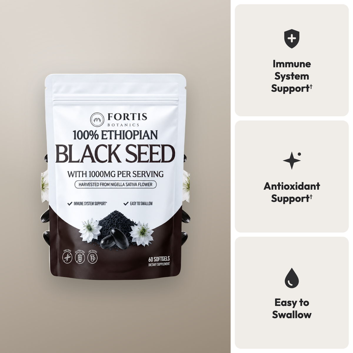 MAIN Fortis Ethiopian Black Seed — immune support†