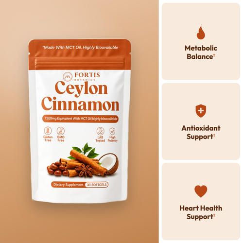 MAIN Fortis Ceylon Cinnamon — metabolic balance support†