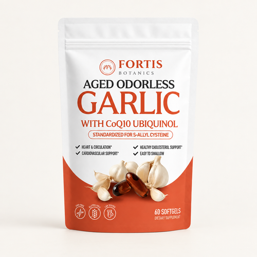 Fortis Aged Odorless Garlic — studio